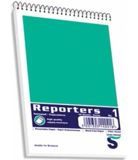Reporters Spiral Notes Pad...