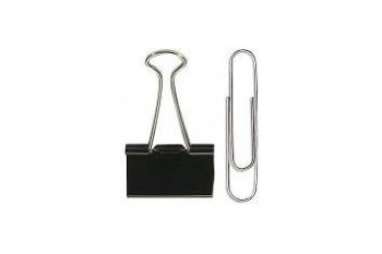 Binder Clips, Paper Clips, Rulers
